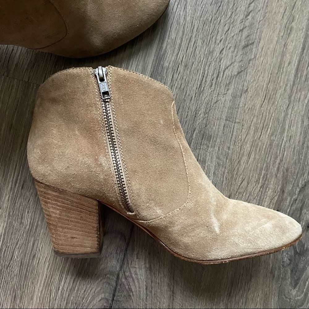 Club Monaco | Tan Brooklyn Suede Boots/Booties - Picture 4 of 8